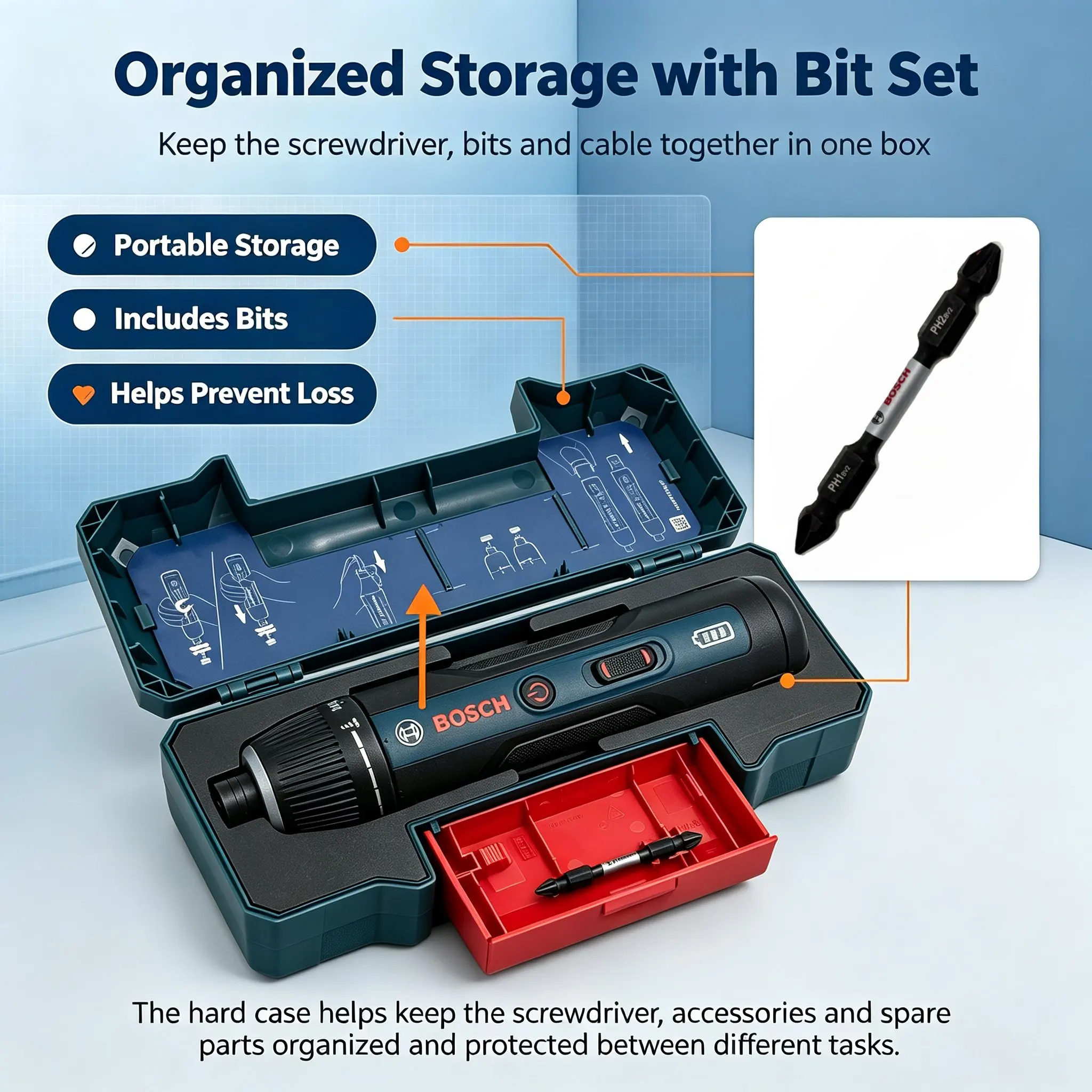 Electronics Repair Tools - Destornillador eléctrico inalámbrico Bosch GSD4V-5 de