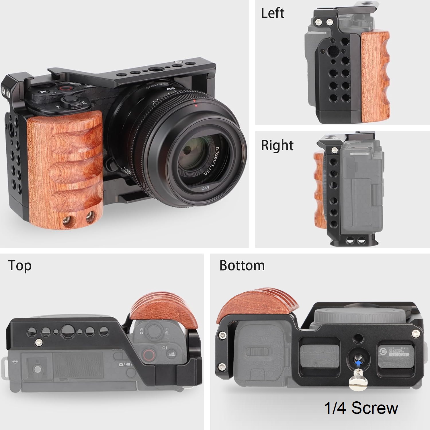 Jaula de cámara profesional pa - Sony Camera Zv-E10 reseña y precio